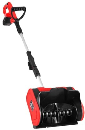 LIXSAZSE Quitanieves eléctrico inalámbrico, Ligero, Recargable, eficiente, para Limpieza rápida de Jardines y aceras.
