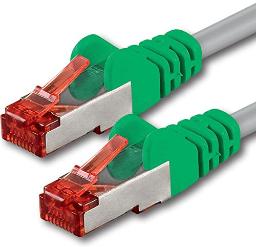 1aTTack Cavo Patch di rete CAT6, 2 spine RJ45, Crossover SSTP UTP - 2 m