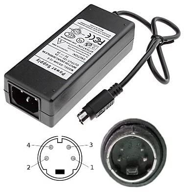 Top CHARGEUR * Adaptador Alimentación Cargador Corriente 12V 5V 2A 4 Pin Mini DIN Reemplazo Recambio Jentec Technology CO LTD JTA0202Y