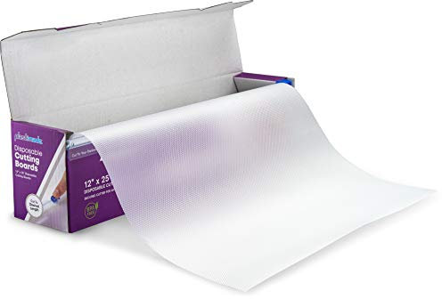 Plastimade Disposable Plastic Cutting Board | Easy To Use Flexible Cutting Board Sheets With Built In Sliding Cutter | For Thanksgiving Cooking Prep, Commercial, Traveling, Tailgating, Camping,