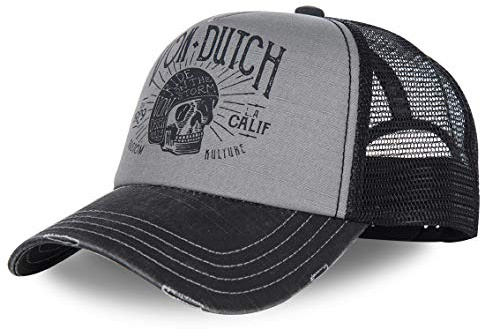 Von Dutch Trucker Cap CAS1 CREW1B Dark Grey Dunkelgrau, Size:OneSize