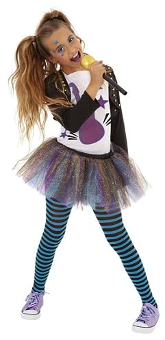 Rubies Disfraz Bonnie B. Pop Girls Band infantil, para niña, Talla S 8-10 años (S8622-L)