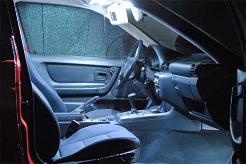 14x bombillas Iluminación interior LED JUEGO para Megane III sólo 4 puertas y 5 puertas a partir del 11/2008. lámparas de vehículo BLANCO luz de habitáculo