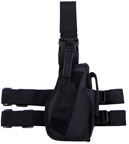 Max-Fuchs Max Fuchs Pistolenbeinholster-E330725A Schwarz L