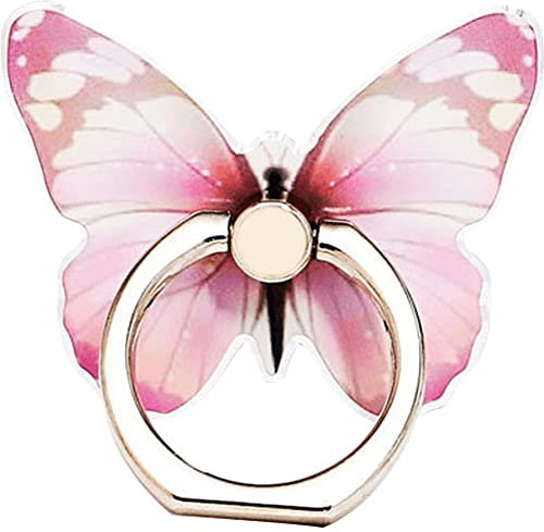 Support De Porte-anneau De Téléphone Mobile, Porte-bagages De Téléphone Portable Mignon De Papillon Porte-bague À Main 360 ° Rotation De Rotation Avec Boucle De Bouton Pour Téléphone, Tout Smartphone,