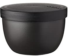 Mepal - Panier à Snack Ellipse - Contenant Alimentaire pour Conserver et Transporter des Snacks - Convient au Congélateur, au Micro-ondes et au Lave-vaisselle - 350 ml - Nordic Black
