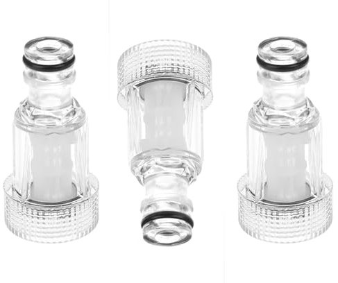 Rondella di Pressione Adattatore,3 PCS Filtro para Lavadoras a Presión Plastica Macchina Filtro Acqua Idropulitrice Tubo Connettore per Idropulitrice Pompa o Giardino