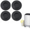 ZKSXOA 4 Patins Support Anti Vibrations pour Machine à Laver – Antidérapant Compatible avec Tous Les Appareils – Cale Amortisseur en Caoutchouc pour Lave Linge