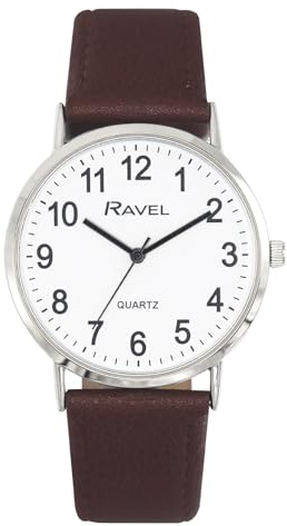 Ravel - Unisex Classic Alltagsuhr - Analoges Quarzwerk - R0129