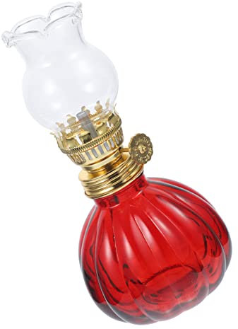 Cabilock Elegante Glas Öl Lampe Kerosin Lampe Festliche Atmosphäre Für Home Party