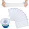 10 Calzini da Skimmer per Piscina,Calzini Skimmer Piscina,per Accessori,Filtro per Piscina,Calze Filtranti,Rete per Piscina,Pulizia Skimmer (Bianco)