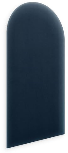 murando - Bettkopfteil Oval Premium, 100x30 cm, Schlafzimmer, gepolstert | Gepolstertes Wandkissen, einfache Montage, ideal fürs Schlafzimmer, weicher Bezug, pflegeleicht, dekorativ, langlebig, modern