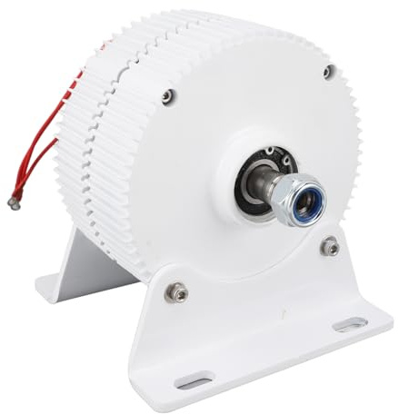 FTVOGUE Generatore a Magneti Permanenti, Alternatore Trifase in Lega di Alluminio 12V 300W per Turbine Eoliche Ed elettricità Domestica (400W)