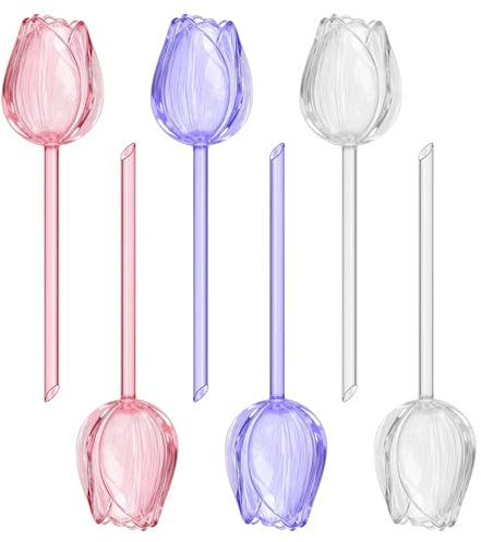 Kronabelle 6 Pcs Self Watering Globes, 9.84 in Design for Plants, Transparent Bulbs, for Indoor Outdoor Potted Plants