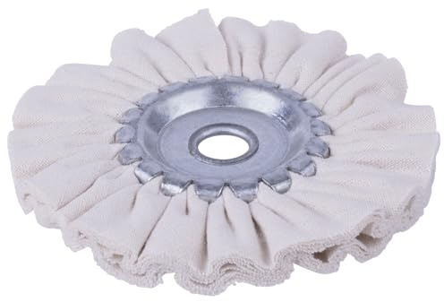 wolfcraft Disco pulidor, Ø 85 mm I 2132000 I Para la limpieza y el pulido de superficies de metal, plástico y madera