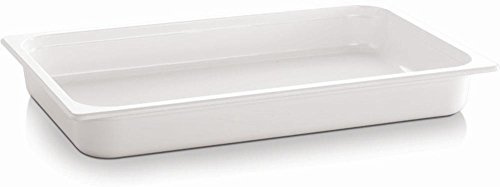 APS 83759 GN 1/1 Behälter ECO LINE, 53 x 32,5 cm, Tiefe 65 mm, 7,1 Liter, Melamin, weiß