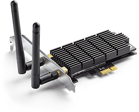 TP-Link AC1300 PCIe WiFi PCIe Card(Archer T6E)- 2.4G/5G Dual Band Wireless PCI Express Adapter, Low Profile, Long Range, Heat Sink Technology, Supports Windows 10/8.1/8/7/XP