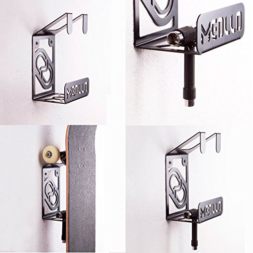 MEOLLO Skateboard Wandhalter (100% Stahl)