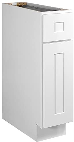 Design House Brookings 9 Fully Assembled Kitchen Base Cabinet, White Shaker