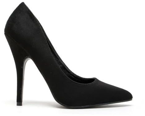Gizelle Women Stiletto High Heel Pointed Pumps Ladies Party Clubbing Work Court Shoes Size 3-12