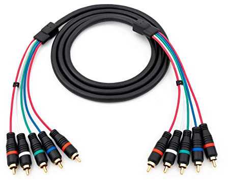 HD Retrovision YPbPr Component Video Câble RCA mâle-mâle (1,8 m)