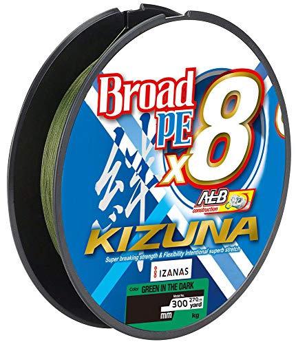 Owner Kizuna 8braid 270m - geflochtene Schnur zum Spinnfischen, Farbe:Grün, Durchmesser/Tragkraft:0.17mm / 8.4kg