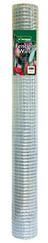 Unibos Galvanised 13mm Square Mesh Wire Netting Tough Welded Mesh Net Fence Rabbit Aviary Pet Garden