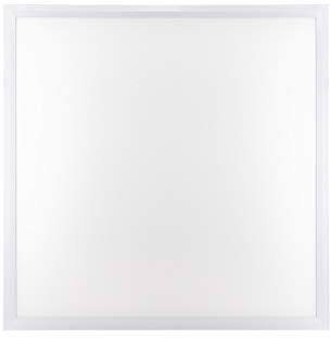 Popp® Panel LED Empotrable 40W super slim PRO con lente PMMA UGR<19 SMD 4014 IP40 No flicker no requiere tornillos instalación, para techos desmontables (60x60cm, 3000K)