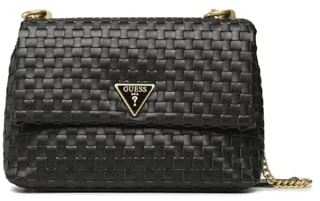 GUESS Damen Lisbet Flap Bag, BLA