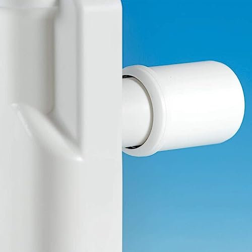 SOTECH Adattatore per sifone da 40 a 50 mm, bianco, adattatore per tubi HT