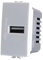 PRESA USB singola Interruttori pulsanti prese Frutti elettrici compatibili con Bticino Matix comandi per supporti 503SA