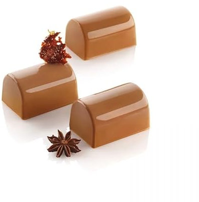 MOULE BUCHETTES PROFESSIONNEL - Moule Silicone 8 Buchettes - Cuisine : Autour de la pâtisserie (Moules en Silicone)