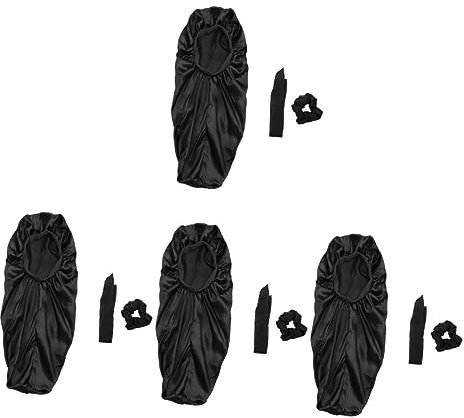 Angoily Kopfbedeckung Für Nachtschlaf 12 Stück 1 Set Langes Set Schutzhut Satin Haarpflege Miss Haarhaube