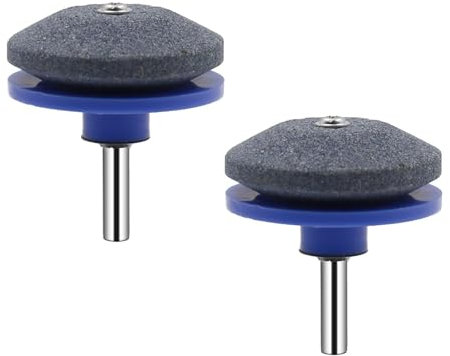 2pcs Courtyard Multipurpose Heavy Duty Grinding Wheel Sickles Spades Power Drill Edgers Lawn Mower Blade Sharpener Hoes