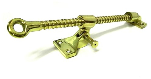 Haven Heritage Brass Screw Jack, 300mm - Ideal for Skylights & Roof Windows, Efficient Skylight Opener & Window Screw Jack, Streamlined Window Pole Opening Solution