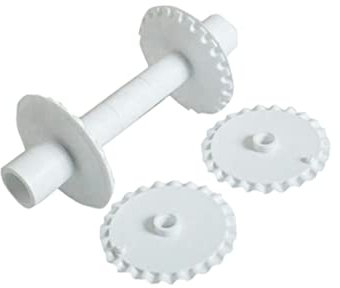 SHOWERORO 6pcs Roller Pastry Set for Fondant Cookies Pasta Set Safe Plastic for Cake Decoration