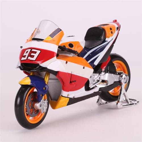 MPODYTSF Maßstabgetreues Modell Motorrad Metall Modell Sammlung Simulation Gießt Druck Geschenke 1:18 Für H-ONDA GP RC213V Für Repsol 2018 93#