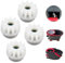 Times Mark 4Pcs Spin Mop Replacement Parts, Compatible with O-Cedar, Vileda and More, White, Cotton Head, Hard Floor, Set of 4