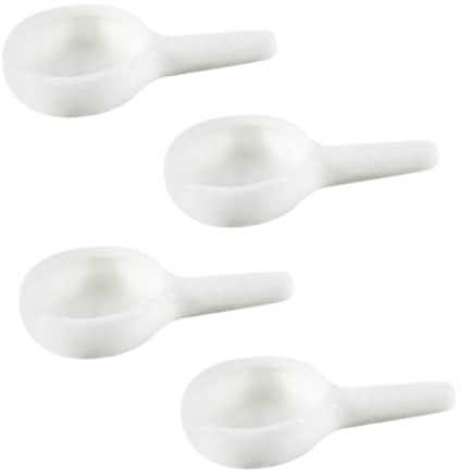 BESTYASH 4pezzi Portacandele in Ceramica Vassoio Porta Candele Scaldacera Contenitori Per Lumini Semplici Adatti Bruciatori Di Incenso e Cera Per Tè