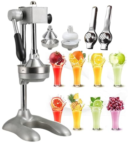 Exprimidor manual profesional de cítricos, exprimidor manual de acero inoxidable para una fácil extracción de limón y jugo de naranja