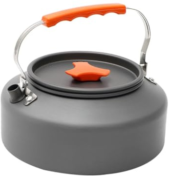 Zerodeko Bouilloire Camping Légère et Compacte avec Poignée Rabattable Bouilloire Extérieure Portable pour Pique- Randonnée et Voyage