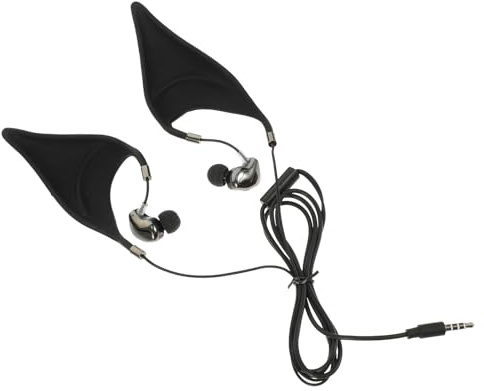 BELLIFFY Auricolari in-Ear Elves Ear con Filo e Microfono Integrato Cuffie Auricolari per Telefono Design Traspirante e Confortevole per Lavoro Call Center e Chat