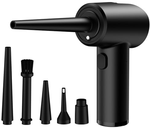 Dépoussiéreur électrique sans fil 51000 tr/min, pistolet à poussière, souffleur air comprimé, sèche-cheveux puissant, nettoyage du clavier d'ordinateur
