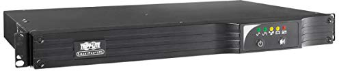 Tripp Lite 500VA Smart UPS Back Up, 300W Line-Interactive, 1U Rackmount, Network Card Options, USB, DB9 Serial, 2 & 3 Year Warranties, $250,000 Insurance (SMART500RT1U)