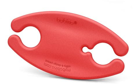 Bobino Cord Wrap - Medium - Red - Stylish Cable and Wire Management/Organizer