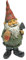 Garden Gnome Statue - Dagoberto con i regali Garden Gnome - Prato Gnome