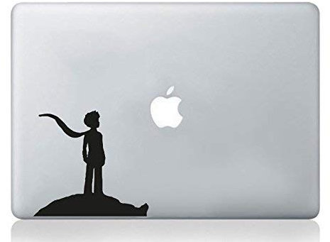 Pegatina para portátil Pequeño príncipe Petit Prince etiqueta engomada del ordenador portátil macbook decoración arte de la manzana