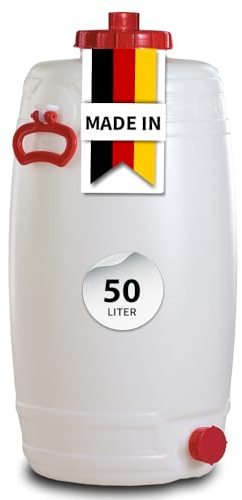 GRAF bidón Universal 50 L Redondo de PE Apto para Alimentos
