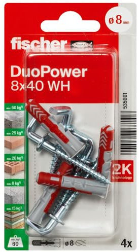Fischer 535001 Duopower Blister 8 x 40 Wh K Nv