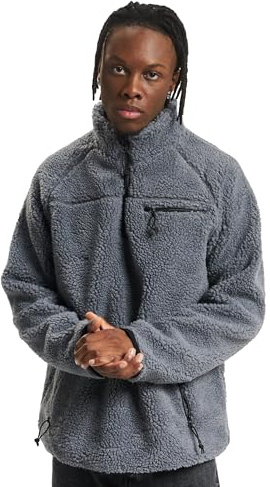 Brandit Men's Teddyfleece Troyer Anthracite size L